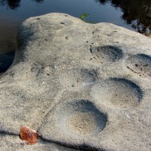 Holes in the Parque Nacional Natural Tayrona east of Cañaveral